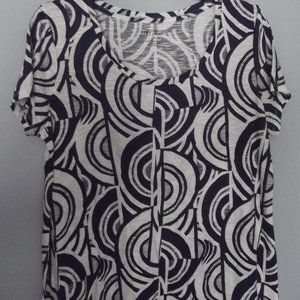 Women's Geometric Print Top